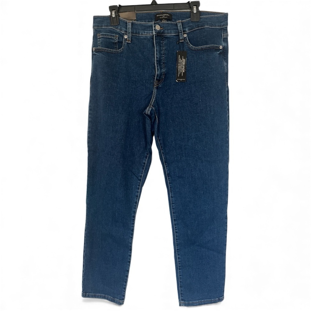 Banana Republic Slim Fit Tall Jeans 29.5” Inseam VTG Stretch Women Sz 32/14 TALL